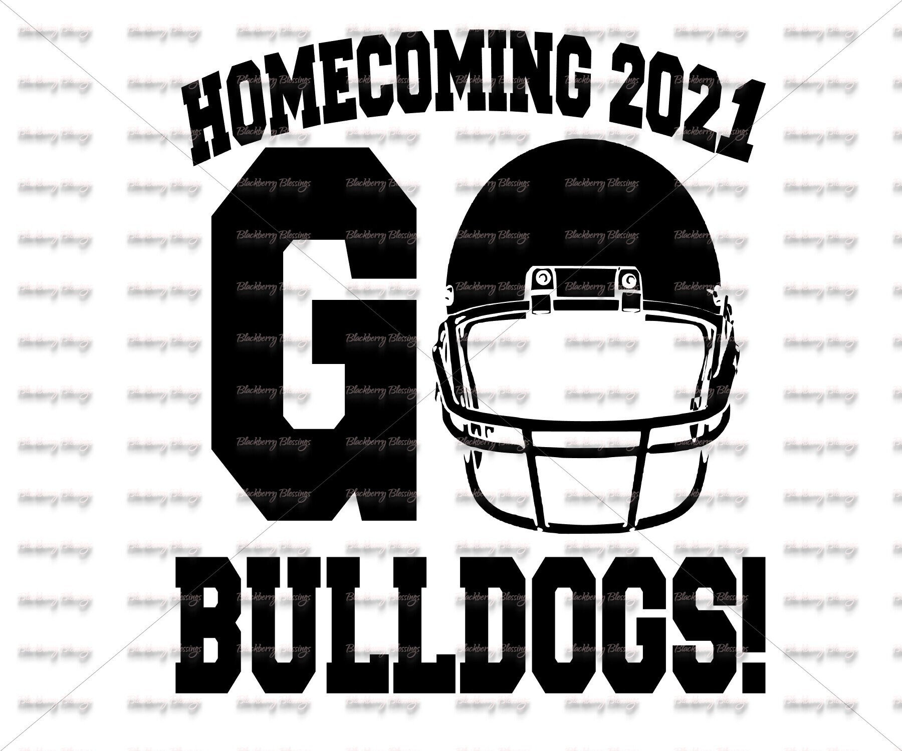 Bulldogs Football Helmet - Football Homecoming Bulldogs File - SVG  F…