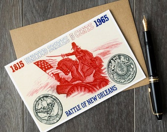 New Orleans birthday cards, New Orleans christmas cards, New Orleans fathers day cards, New Orleans history teacher, New Orleans retirement