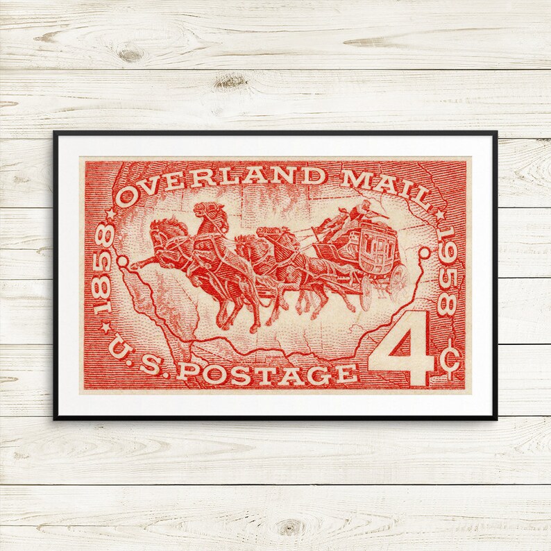 Postal Retirement Gift Ideas Old West Art Prints Us History Image 0