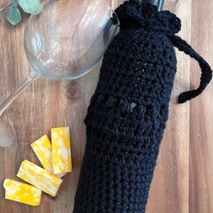 PDF Pattern Crochet Wine Bottle Tote