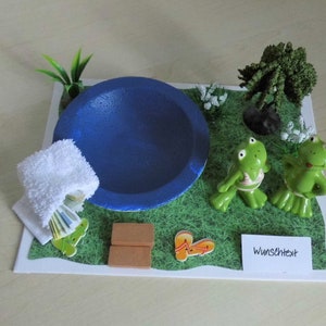 Geldgeschenk Swimmingpool, Poolparty, Geburtstag Hochzeitstag