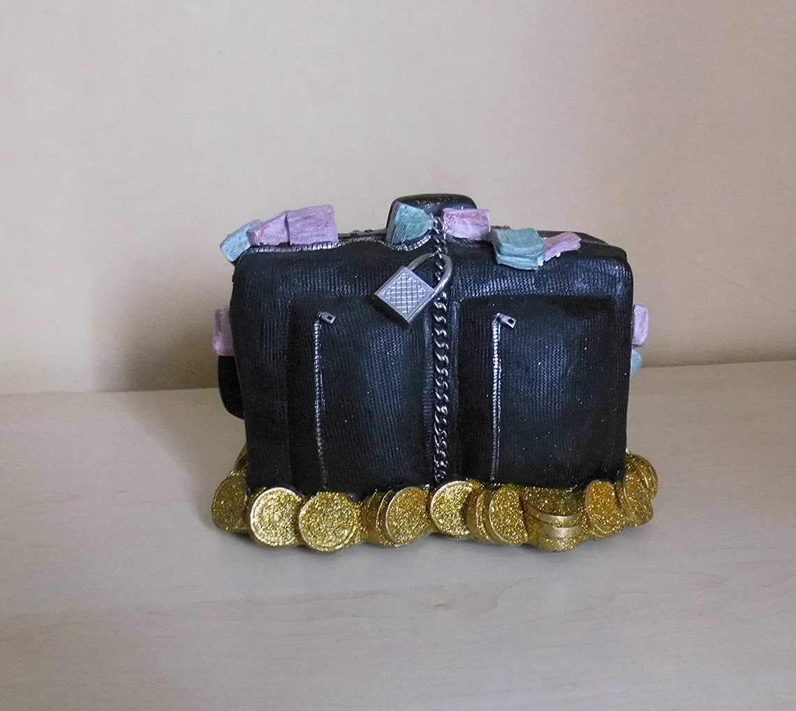 Money Box Travel Bag Suitcase From Which the Holiday Money Etsy