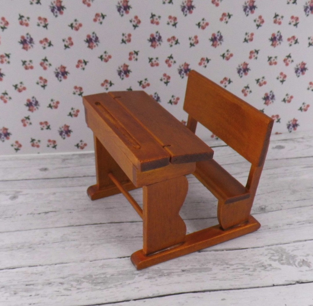 Miniature School Desk or Desk With School Desk for Decoration Etsy