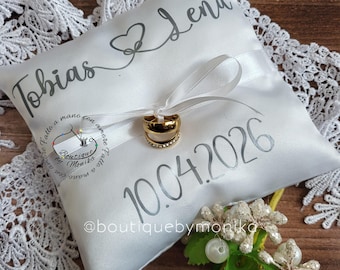 Federa Cuscino 40x40 Cm Con Scritta 'Mi Vuoi Sposare?' Personalizzabile Con Nome Sposa - Regalo Proposta Matrimonio
