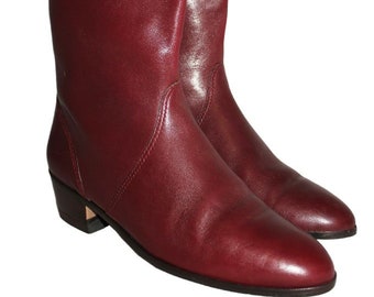 RevivaloftheFittest - Dames violet bottes VINTAGE des années 1970 en