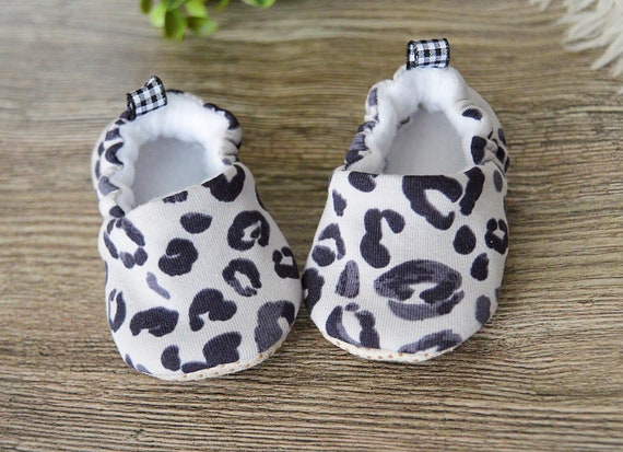 leopard baby shoes