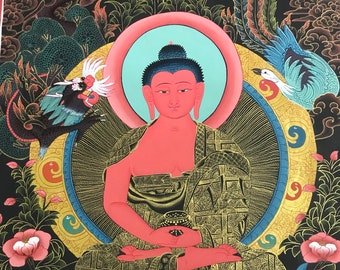 Amitabha Buddha Thanka - A gift from Nepal