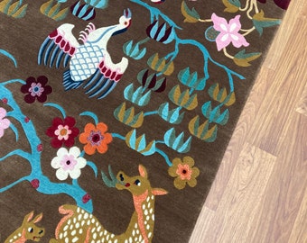 Deerwalk TIBETAN MEDITATION RUG - Hand weaved in Nepal