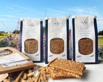 Variety bundle - 4 bags of Knekkebrød: Classic, Sea Salt Flakes, Rosemary&Lemon, Knekke-bites