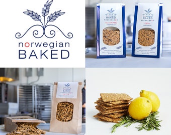 Variety bundle - 4 bags of Knekkebrød: Classic, Sea Salt Flakes, Rosemary&Lemon, Knekke-bites