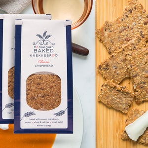 Popular Healthy Kosher Snack • Diabetic Friendly Filling Snacking Crackers •Small Batch Sugar and Wheat Free Heart Healthy Seed Rye Crackers
