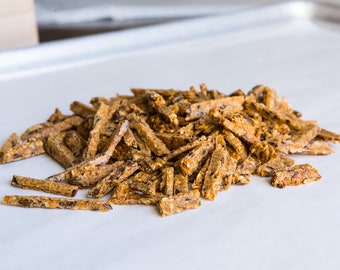 Norwegian Knekkebrød Bites • Organic Vegan Seeded Crispbread Croutons