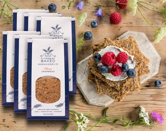 Vegan Charcuterie Board Ideas • Heart Healthy Organic Crackers for Dairy-Free Cheese • Sugar Free Energy Snack for Office Gift for Coworker