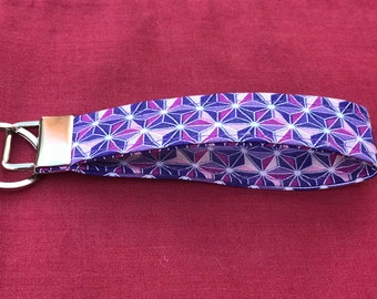 Fabric Key Fob, Key Fob Wristlet, Key Fob Keychain, Fabric Lanyard, Fabric Keychain, Keychain Strap, Wristlet Keychain, Wristlet Strap