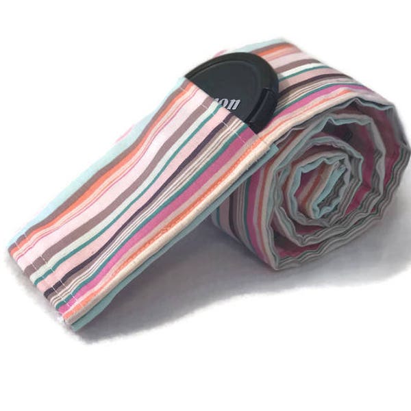 Camera Strap Cover | Rainbow Stripe
