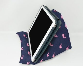 Phone Station, Cell Phone Stand, Docking Station, Stand for IPad, Lap Pillow, Tech Gift, Phone Stand, iPad Station, Gift for Her, Bookaholic