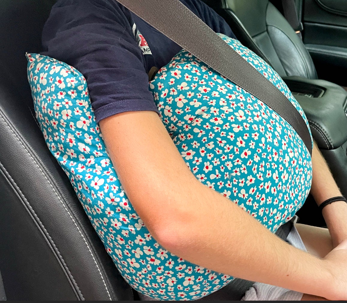 Big tits seatbelt