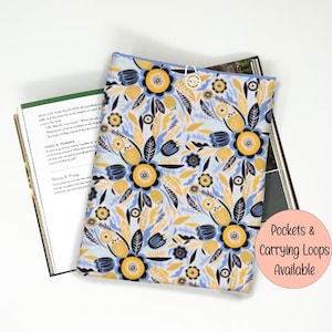 Book Cover, Kindle Cover, Tablet Cover, Book Sleeve, Kindle Sleeve, Padded Book Sleeve, Large Book Sleeve, Book Reader Gift, iPad Sleeve
