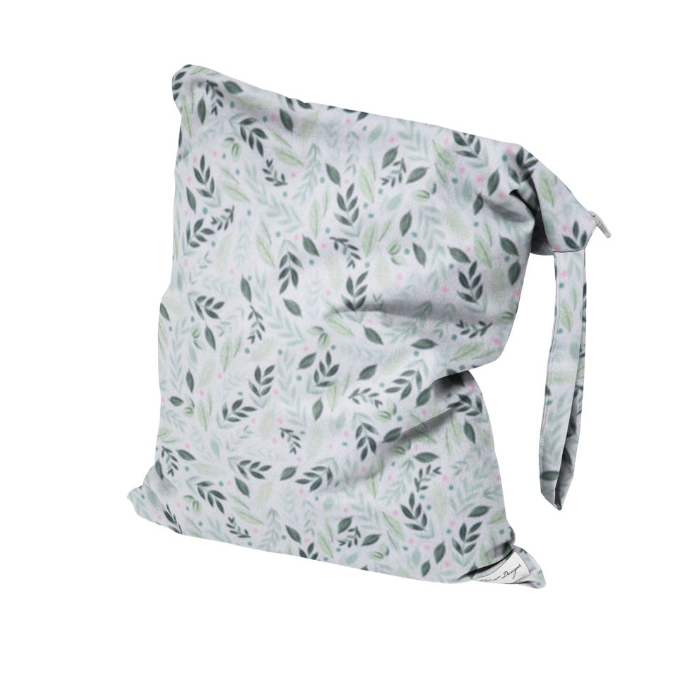 2 Borse Impermeabili Con Cerniera 40x30 Cm – Nero E Verde, Perfette Per Costume Bagnato, Pannolini E Viaggio!