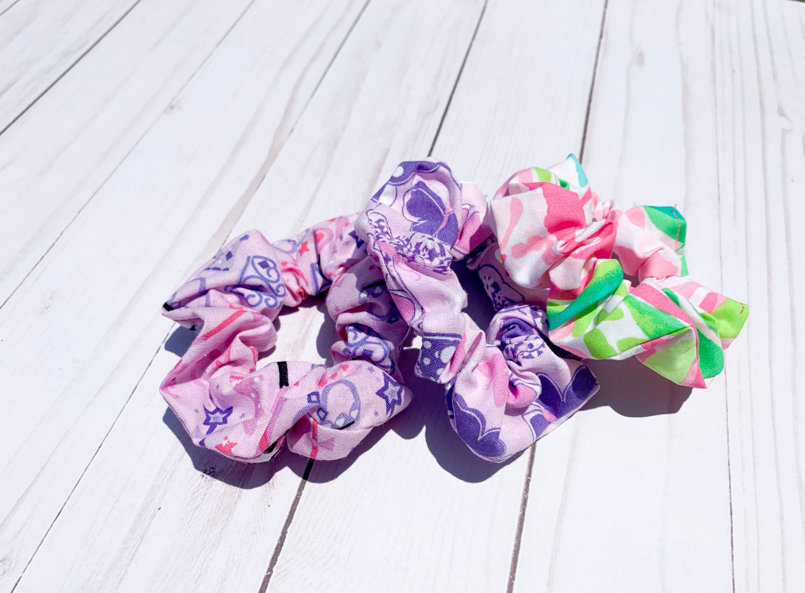 Fabric Hair Ties Fabric Scrunchies Fabric Hair Accessories Etsy