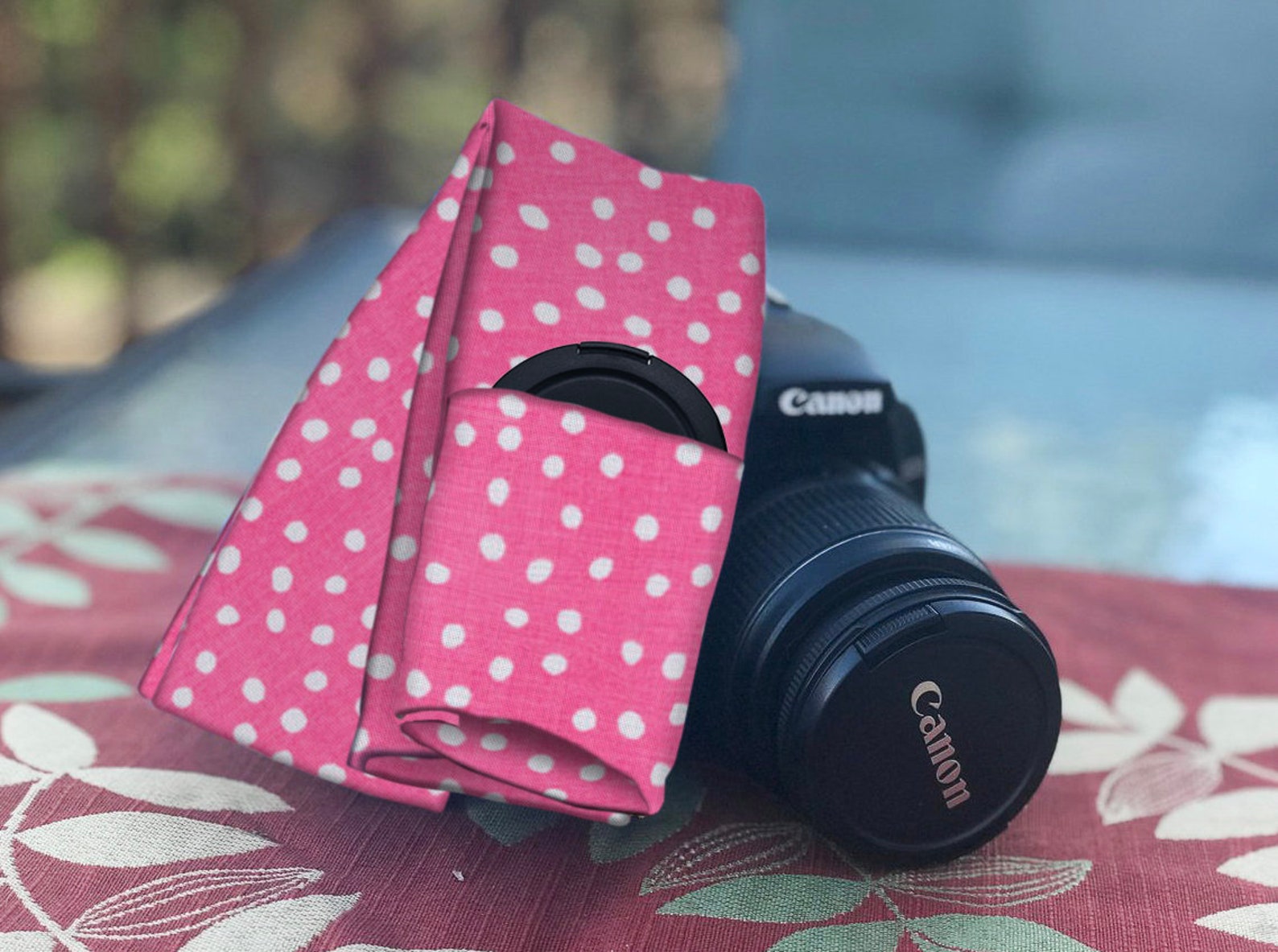 Camera Strap Pocket Camera Strap Cover With Pocket Etsy