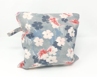 Sac de plage, sac de plage avec fermeture éclair, sac de plage imperméable à l’eau, sac de fleurs, sac humide, sac sec, sac de plage pour enfants, cadeaux de plage pour maman, sac de bain