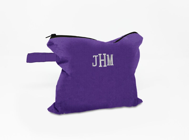 Wet Bag Personalized, Personalized Baby Bag, Personalized Zipper Pouch, Customized Baby Gifts, Beach Wet Bag, Cloth Diapers, Nappy Bag image 1