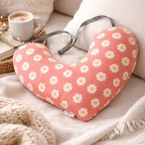 Almohada en forma de corazón, almohada en forma de corazón para mastectomía, regalos en forma de corazón, almohada para lumpectomía, regalo para lumpectomía, paquete de cuidados para lumpectomía, almohada para cáncer de mama