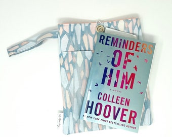 Pochette de livre, pochette de livre avec fermeture, pochette de livre rembourrée, pochette de tablette, couverture de tablette, cadeau de lecteur, cadeau d’amoureux de livre, pochette Kindle