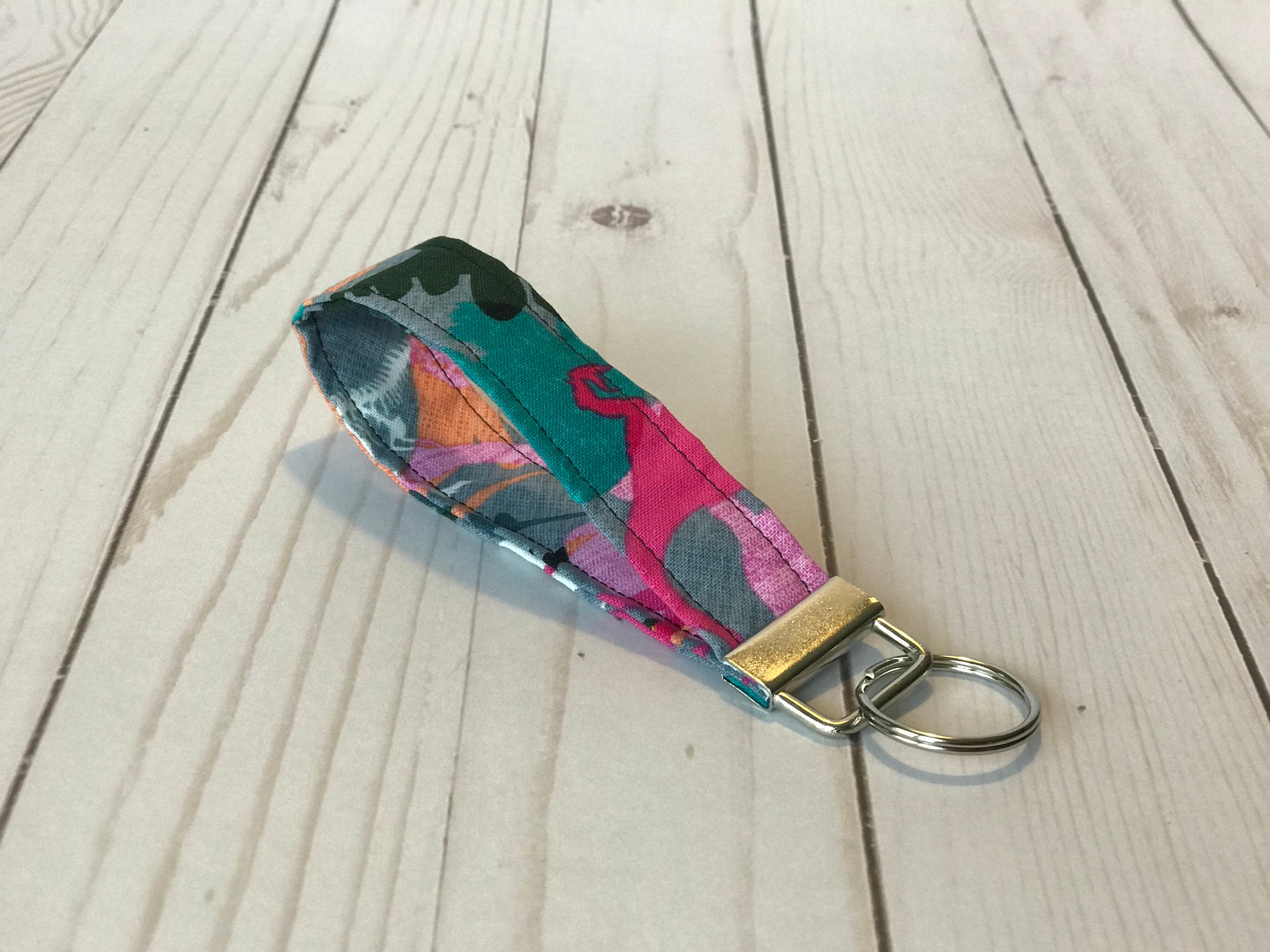 Key Ring Holder Fabric Key Ring Key Ring Strap Key Fob Etsy