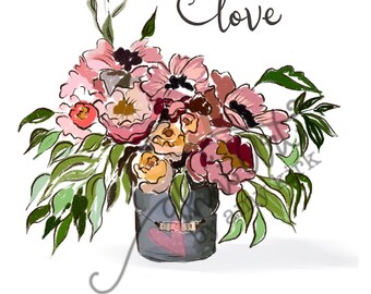 Downloadable Art//Download and Print//Christian Art//Encouragement//Christian Wall Art//Digital Print