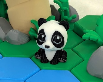 3D Printed Panda Figurine
