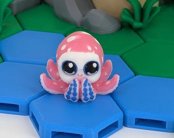 Figura de pulpo impresa en 3D