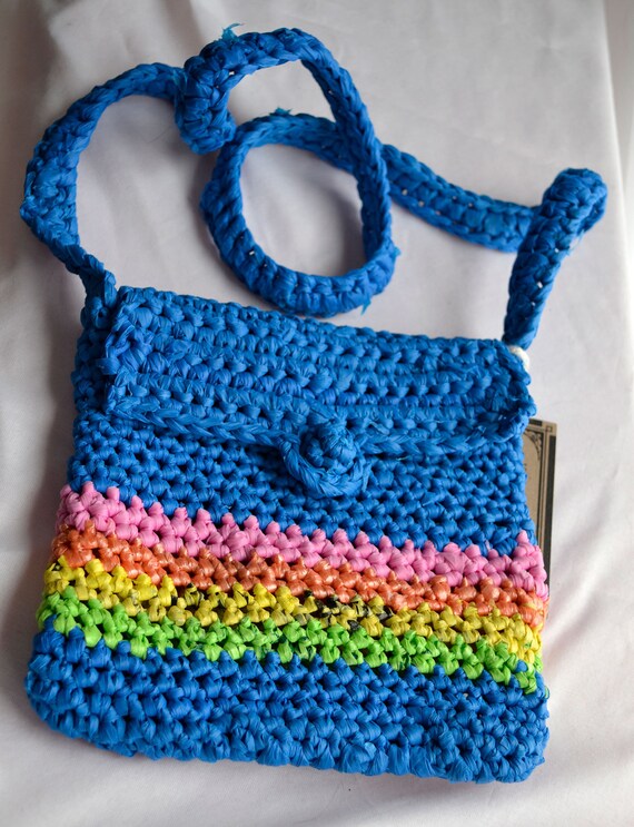 Plarn Tote Bag Made from Recycled Supermarket Bags - Craftfoxes