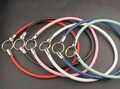 Sighthound House Collar/Tag collar. Braided Bolo Leather for Greyhound, Whippet all dog types. Lightweight. Slip on, Cool colours . Any size product logo