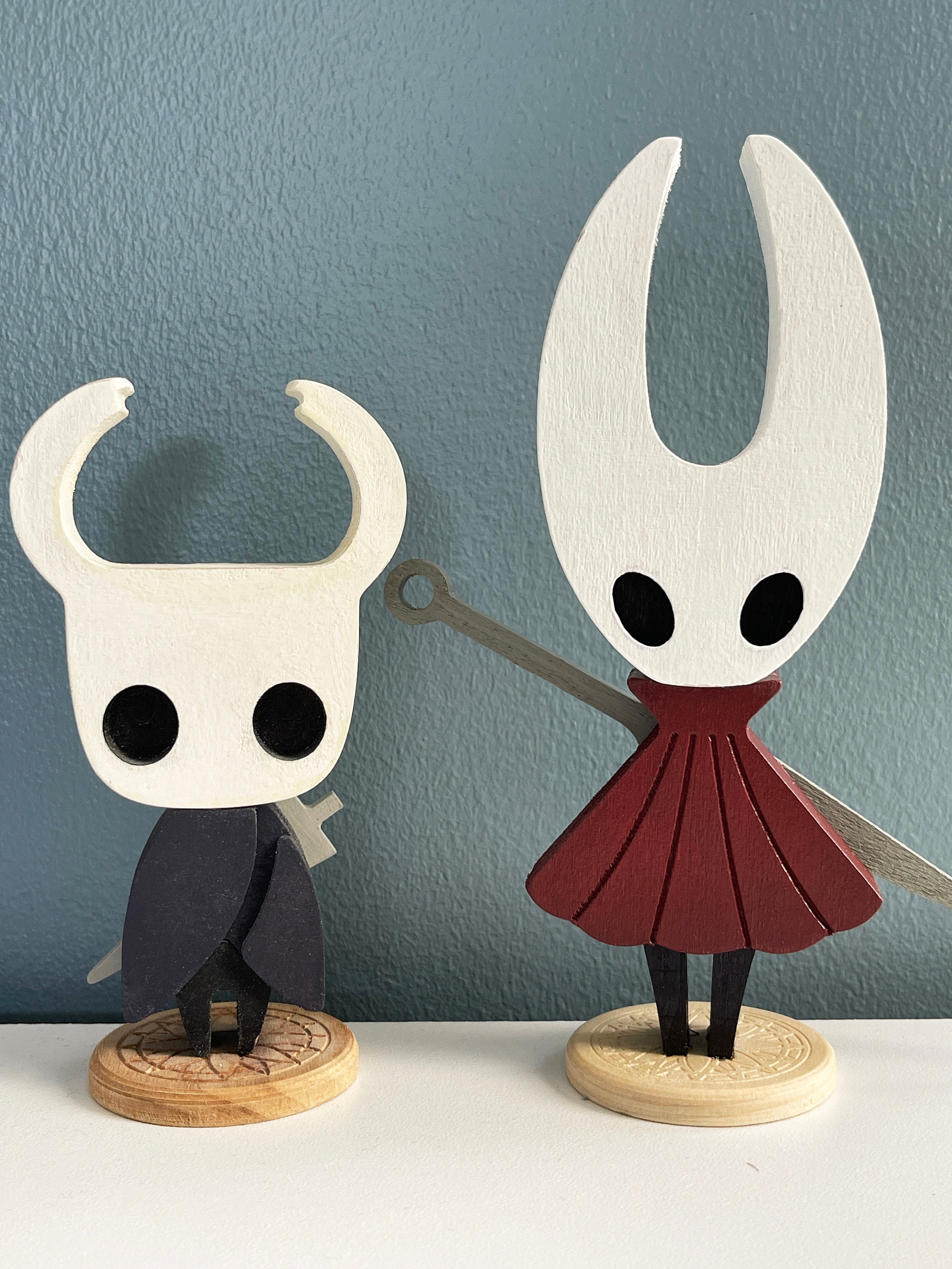 木製ホロウナイトフィギュア シルクソング (2.5インチ×5インチ) - Etsy