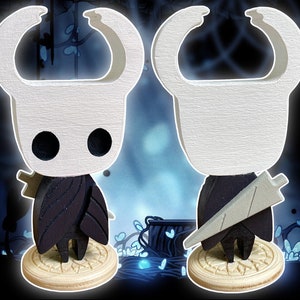 Wooden Hollow Knight Figurine Silk Song (2.5”x5”)