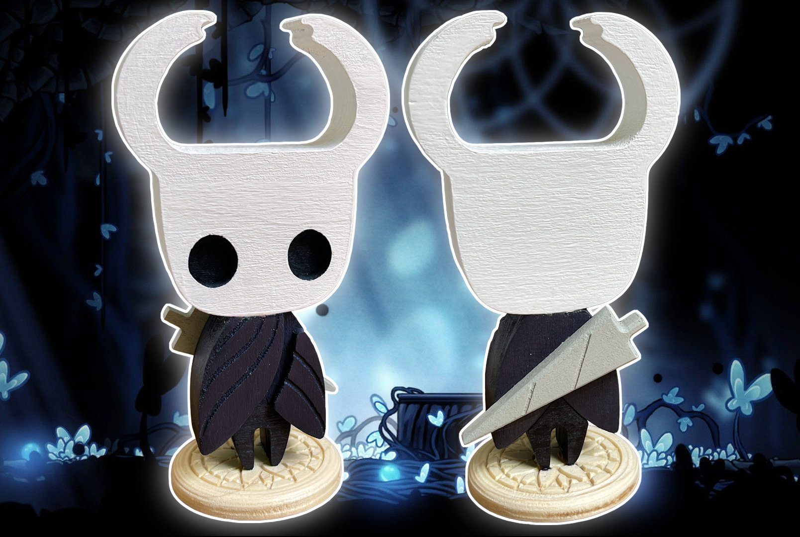 木製ホロウナイトフィギュア シルクソング (2.5インチ×5インチ) - Etsy