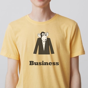 Monkey Business Funny Tshirt, Humor Tshirt