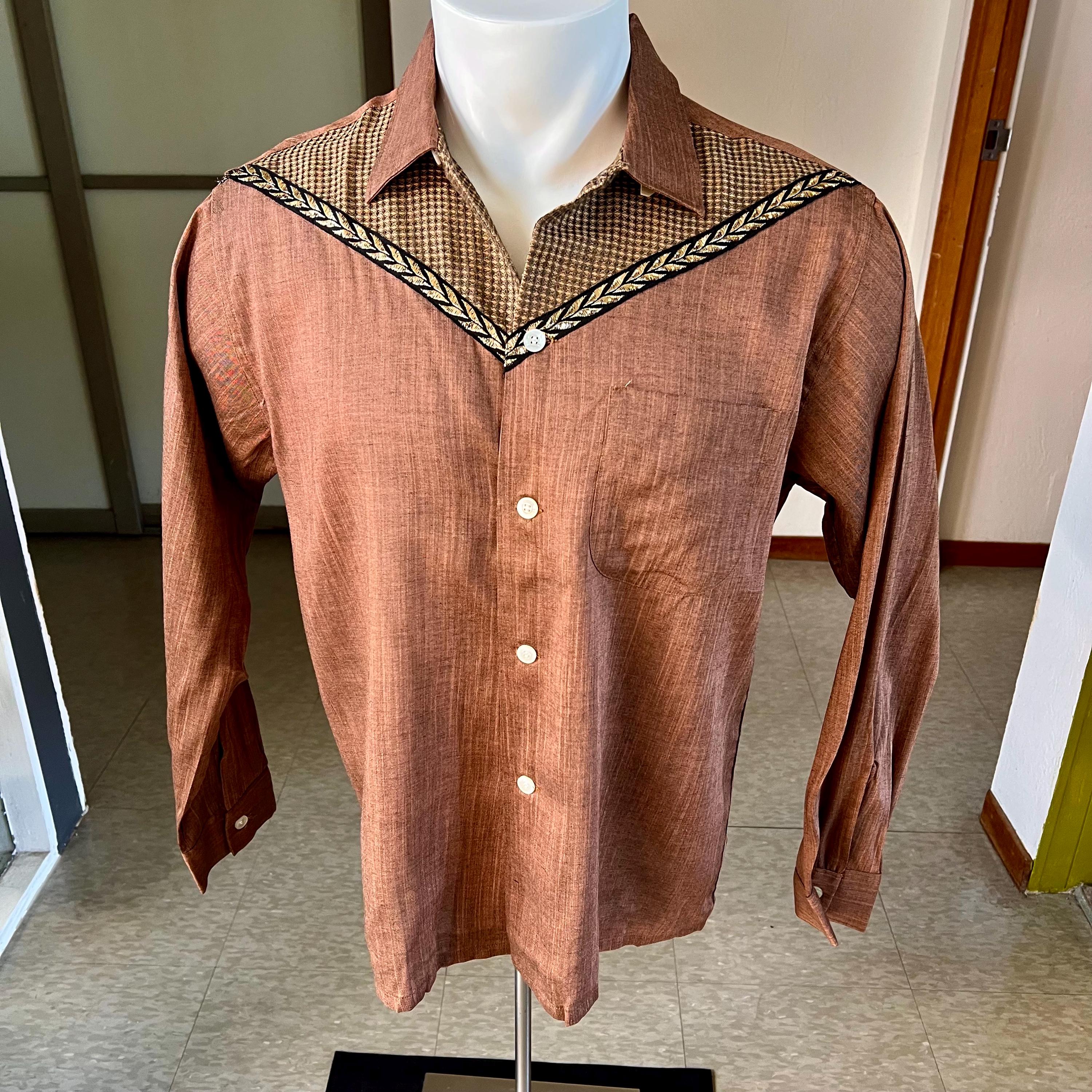 人気ブランドランキング Rockabilly Tone Two NOS Vintage 1950s Acetate With Shirt トップス