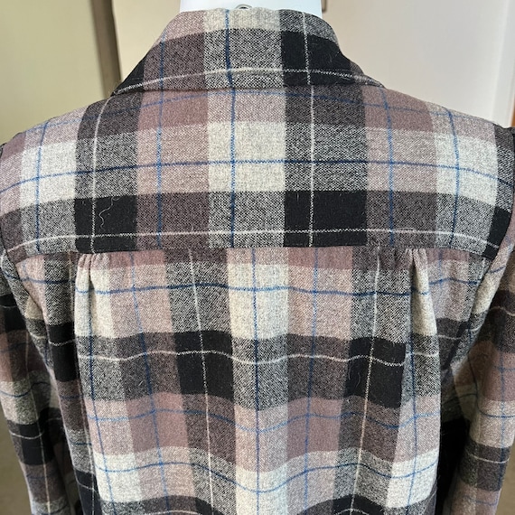 1950s vintage wool plaid Pendleton 49er shirt jac… - image 6