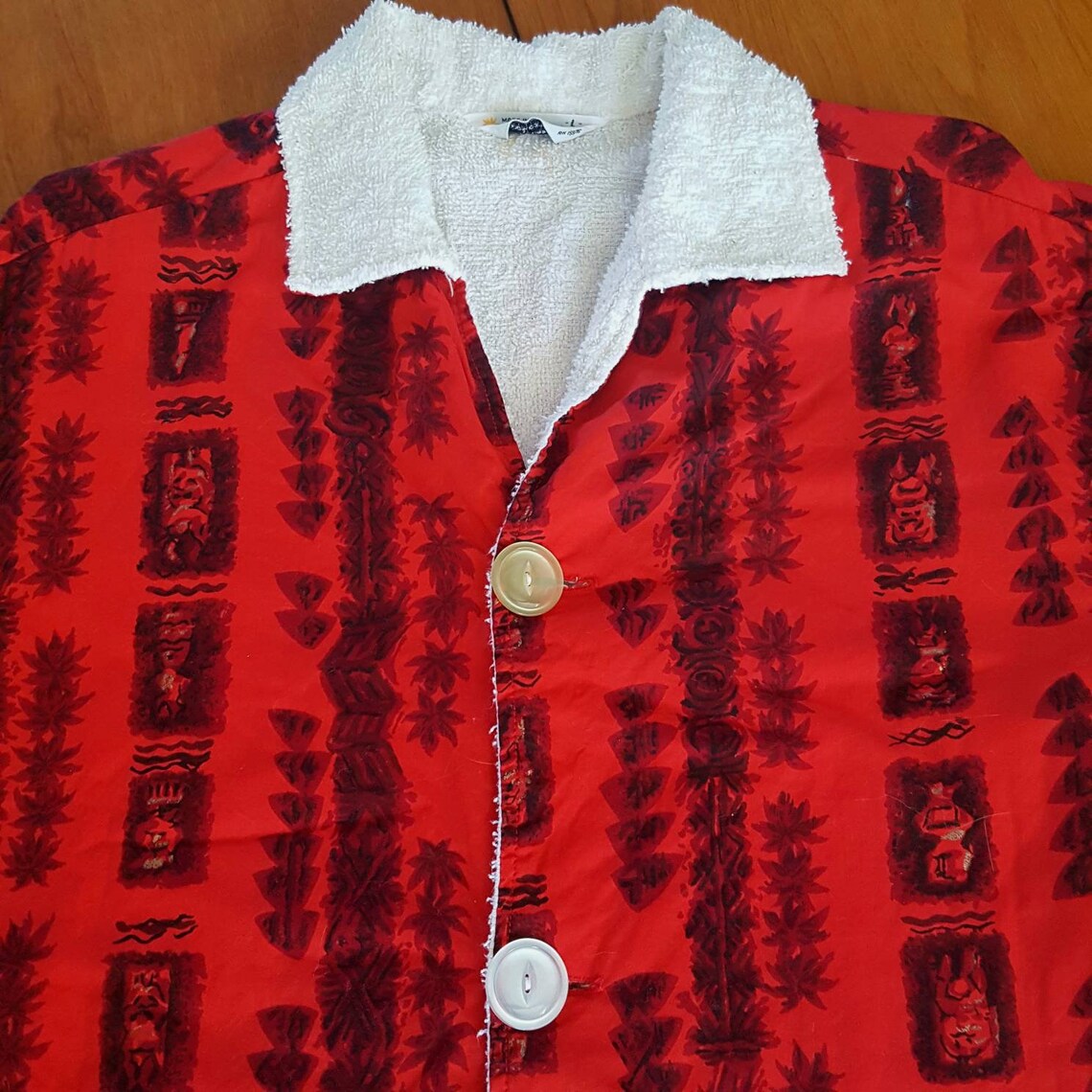 cabana shirt terry cloth