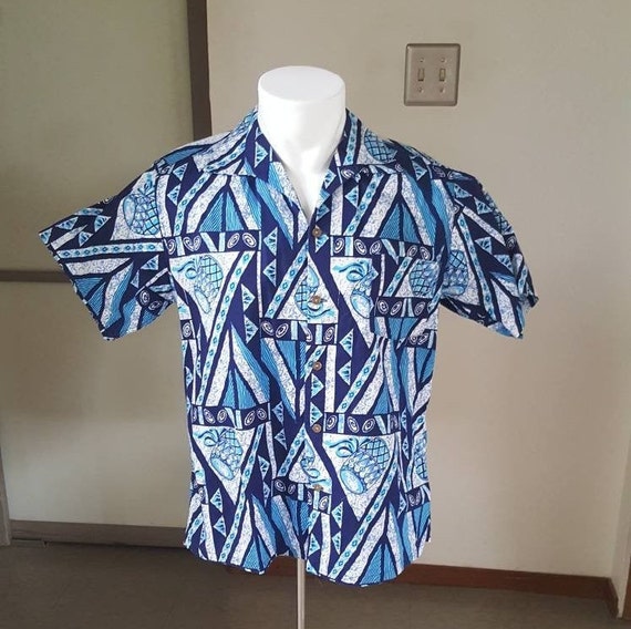 Surfrider Hawaiian shirt 1950s vintage M