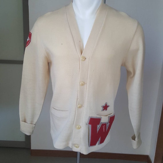 1950s vintage Varsity Letterman sweater cardigan g