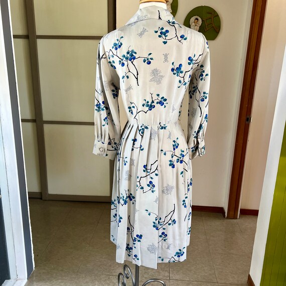 Vintage Silk Cherry Dress - Small main image 1