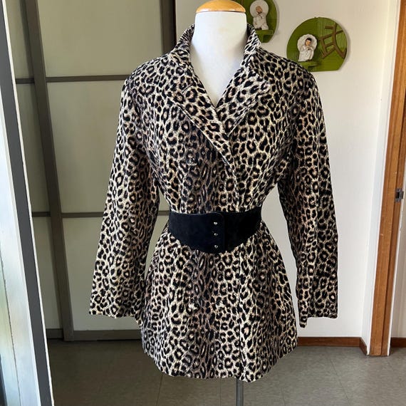 Vintage leopard jacket 70s - Gem