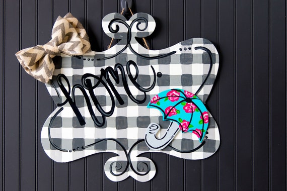 Wooden Wreath With Interchangeable Signs Year Round Door Hanger Door Hanger For All Seasons Interchangeable Door Hanger