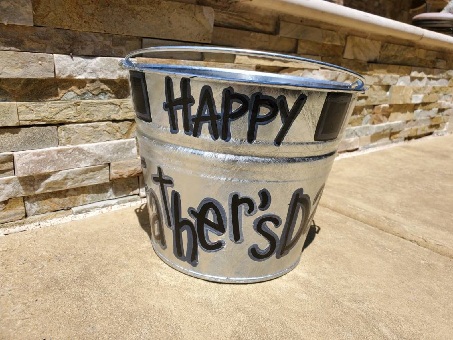 Personalized Metal Bucket Beer Bucket Fathers Day Grad Etsy