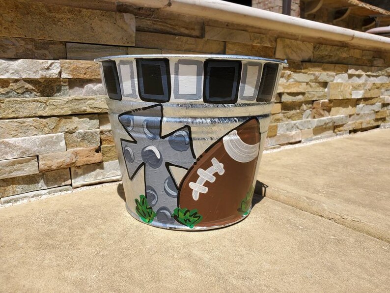 Personalized Metal Bucket Beer Bucket Fathers Day Grad Etsy