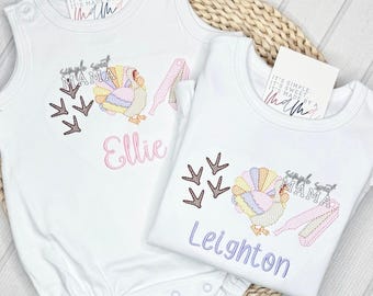 Girls Turkey Hunting Outfit | Little Huntress Baby Romper, Cotton Blend